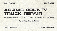 Adams County Truck Repair